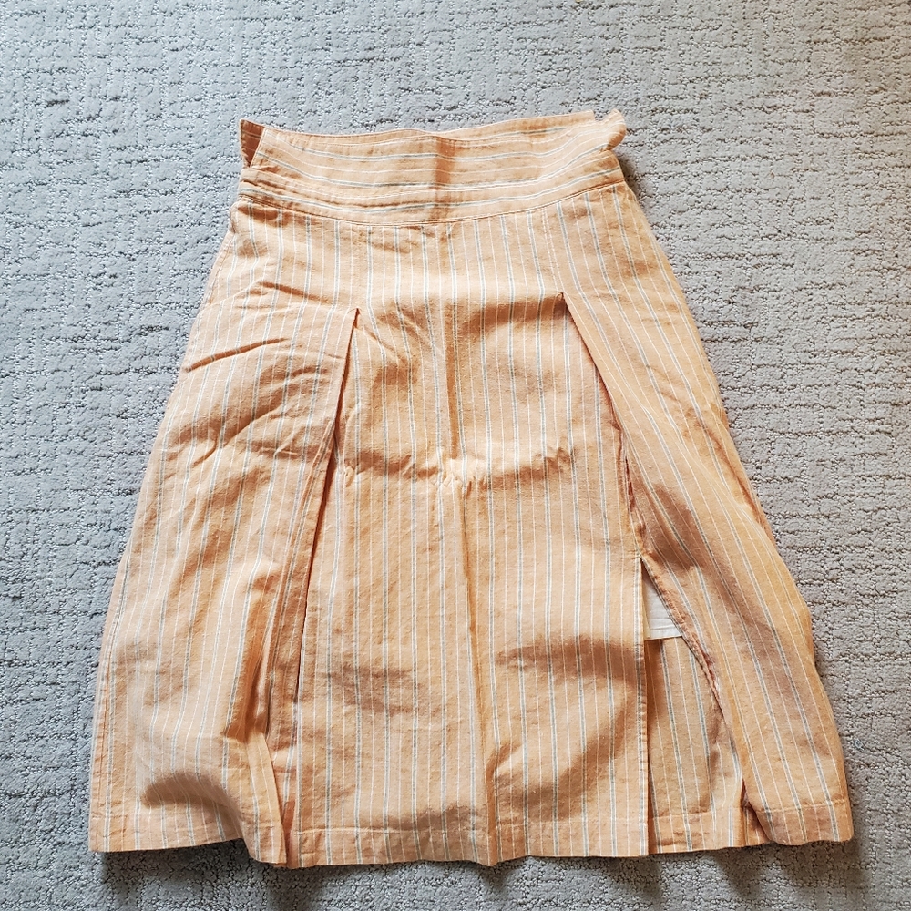 Striped Tan Skirt